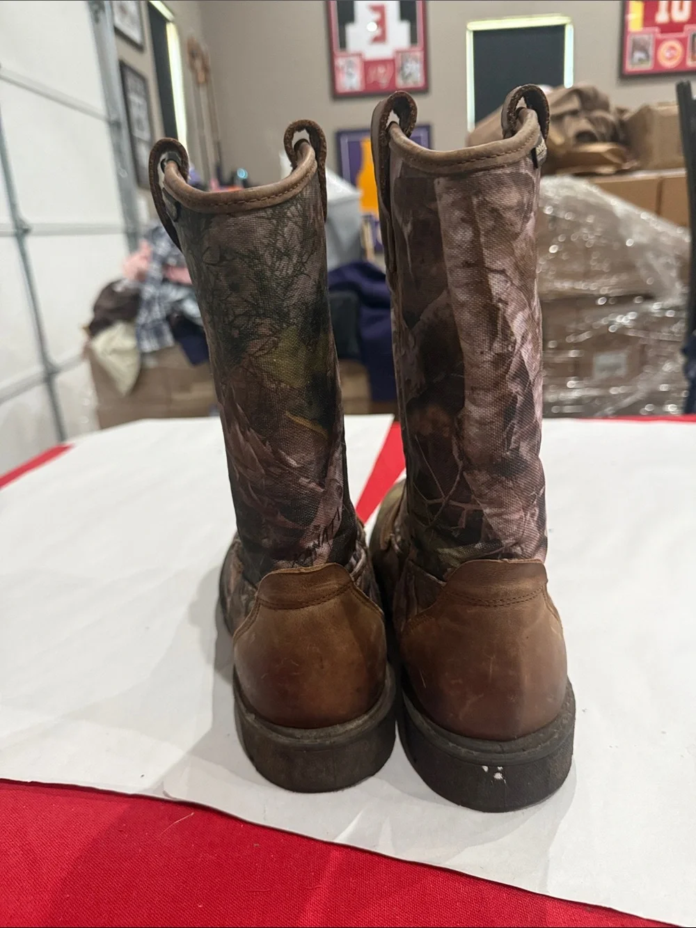 Rocky Men's Camouflage Work Boots - Brown/Green